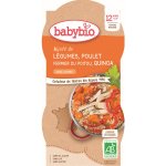 Babybio Menu jarní zelenina s lososem a makarony 2 x 200 g – Hledejceny.cz