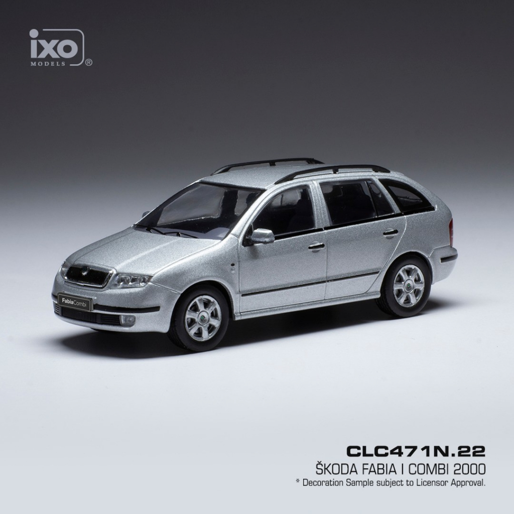 IXO Škoda Fabia I Combi 2000 Stříbrná 1:43