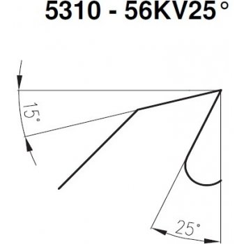 Pilana pilový kotouč na dřevo 400x3,0x30 - 5310 - 56KV25°