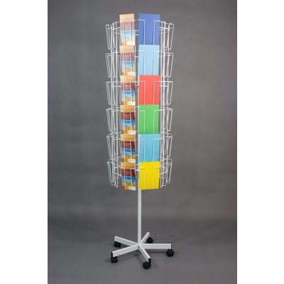 Drátěné-stojany.cz Otočný stojan na 60 A5/DL - buben – Zbozi.Blesk.cz