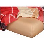 Dadka Jersey prostěradlo světle hnědé 90x200x20 – Zboží Dáma