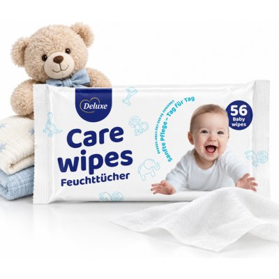 Deluxe Wipes Baby dětské vlhčené ubrousky 56 ks – Hledejceny.cz