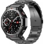 VSECHNONAMOBIL 121588 CLASSIC Kovový řemínek pro Amazfit T-Rex 3 černý – Zboží Živě