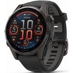 Garmin Fenix 8 AMOLED 43mm Sapphire Carbon Gray Titanium/Black 010-02903-21 – Zboží Živě