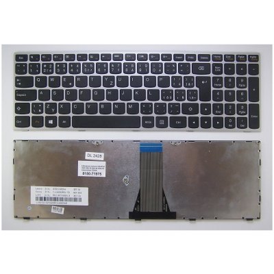 česká klávesnice Lenovo IdeaPad G50 G50-30 G50-45 G50-70 B50-30 B50-45 B50-70 B50-80 Z50 300-15 305-15 černá/stříbrná CZ/SK