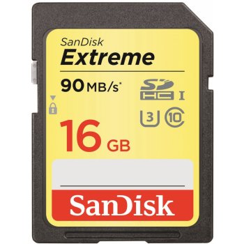 SanDisk Extreme SDHC 16 GB UHS-I U3 139747