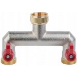 BRADAS Dvoucestný mosazný rozdělovač, vnitřní/vnější závit 3/4" – Hledejceny.cz