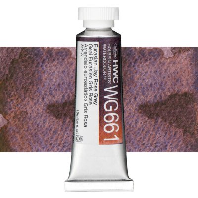 Holbein Granulating akvarelová barva 15 ml Eurasian Jay Rose Grey – Hledejceny.cz