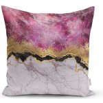 Minimalist Cushion Covers růžová/zlatá 45 x 45 cm – Hledejceny.cz