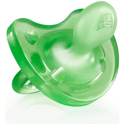 Chicco Dudlík Physio Soft silikon 1 ks zelená