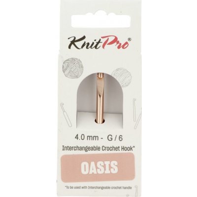 KnitPro Oasis - vyměnitelný háček 4mm – Zbozi.Blesk.cz