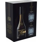 Torres brandy Reserva Privada 15y 40% 0,7 l (dárkové balení 2 sklenice) – Zboží Dáma