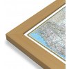 Nástěnné mapy National Geographic USA - nástěnná mapa Classic 178 x 125 cm Varianta: mapa v dřevěném rámu, Provedení: Pegi jádro ořechu