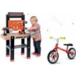 Smoby pracovní dílna Black+Decker a odrážedlo First Bike – Hledejceny.cz