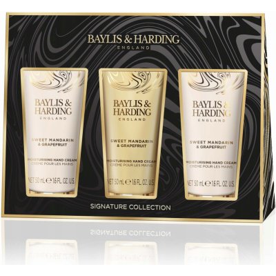 Baylis & Harding Sweet Mandarin & Grapefruit krém na ruce 3 x 50 ml dárková sada