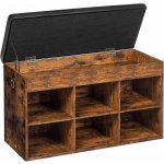 Vasagle Carmio 80 cm černo-hnědý – Zboží Mobilmania