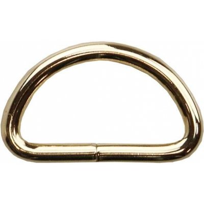 Pro Háčkování Polokroužek 32x16 mm zlatá – Zboží Dáma