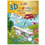 3D omalovánka A4 SET Letadlo – Zboží Dáma
