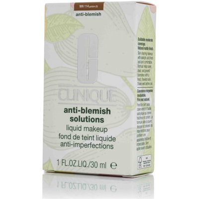 Clinique Anti-Blemish Solutions Liquid make-up krycí make-up pro mastnou pleť se sklonem k akné WN 114 Golden 30 ml – Hledejceny.cz