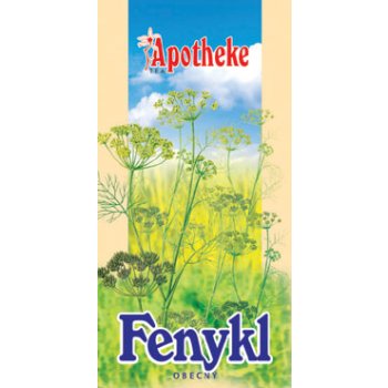 Apotheke Fenykl obecný čaj 20 x 2 g