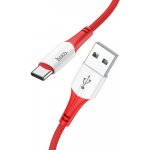 HOCO kabel USB to Type C 3A Ferry X70 1m červený – Zbozi.Blesk.cz
