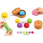 Squishy Dumpling antistresový mačkací knedlík v bambusovém košíku Náhodně – Zboží Dáma