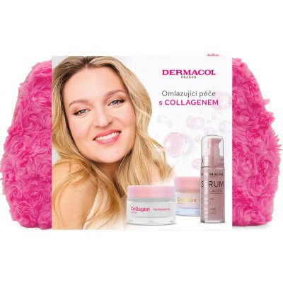 Dermacol Collagen Care denní krém 50 ml + noční krém 50 ml + serum 30 ml dárkové balení – Hledejceny.cz