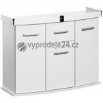 Diversa stolek Solid 100 x 40 x 75 cm vypouklý, ořech – Zboží Dáma