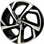 Citroen 9828110677 7,5x18 5x108 ET49 silver and black – Zboží Mobilmania