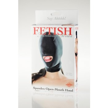 Fetish Fantasy Spandex Open Mouth Hood Maska na obličej