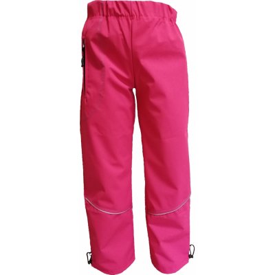 Santi dívčí zateplené softshellové kalhoty růžová – Zboží Mobilmania