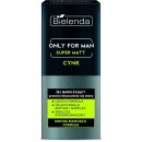 Bielenda Only for Men Super Mat hydratační gel proti lesknutí pleti a rozšířeným pórům Zinc Magnesium Vitamin B3 D-Panthenol Anti-Sebum Complex 50 ml