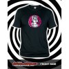 Pánské Tričko Teknoshop A.C.A.B. Pink tekno tričko s potiskem pánské černé