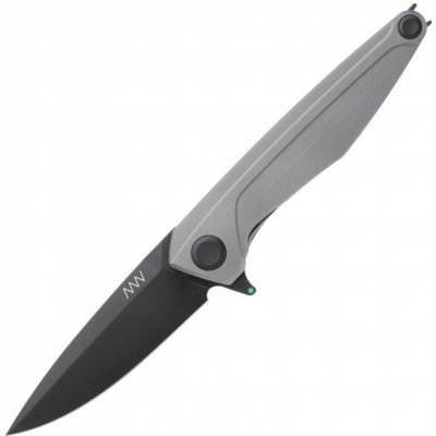 ANV Knives Z300 - SLEIPNER, DLC, FRAME LOCK, TITANIUM, PLAIN EDGE ANVZ300-023 – Zboží Mobilmania