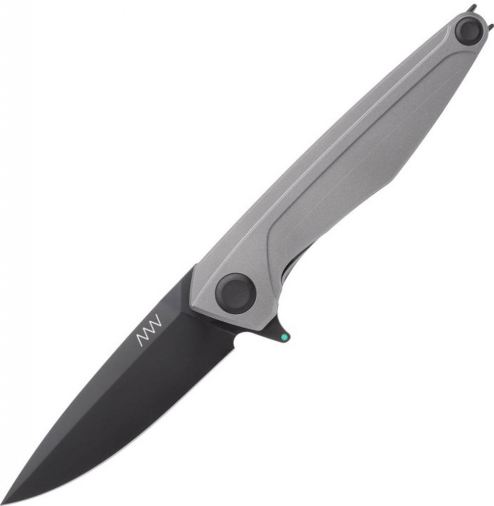 ANV Knives Z300 - SLEIPNER, DLC, FRAME LOCK, TITANIUM, PLAIN EDGE ANVZ300-023