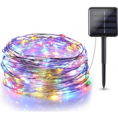 Aerbes Solární mikrořetěz 100 LED 10m – Hledejceny.cz