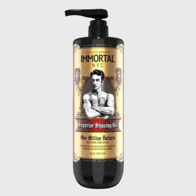 Immortal One Million Dollars Perfumed Shaving Gel parfémovaný gel na holení 1000 ml – Zboží Dáma