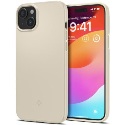 Spigen Thin Fit Sand Beige iPhone 15 Plus – Zbozi.Blesk.cz