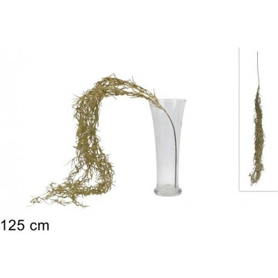 Due Esse Vánoční větvička glitrovaná 125 cm, zlatá barva – Hledejceny.cz