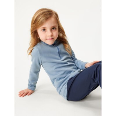 UNUO dětská fleecová mikina Tecnostrech MODRÁ – Zboží Dáma