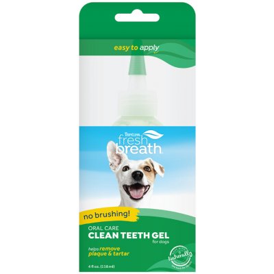 TropiClean Fresh Breath Clean Teeth gel pro péči o zuby psů 118 ml – Zboží Dáma