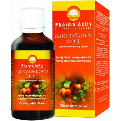 Pharma Activ Czech Rakytníkový olej 50 ml – Hledejceny.cz