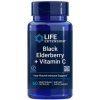 Vitamín a minerál Life Extension Black Elderberry + Vitamin C 60 vegetariánská kapsle