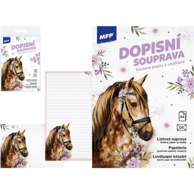 MFP 5550334 Dopisní papír barevný LUX 5+10 (Kůň) – Hledejceny.cz