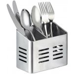 M.A.T. Group stojan na příbory 2 přihr. obdél. 16x9x13cm nerez – Sleviste.cz