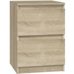 DobreSny Noční stolek M2 se 2 zásuvkami – Zbozi.Blesk.cz