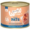 Konzerva pro kočky WOW Cat Adult Paté Kuře s lososem 6 x 200 g