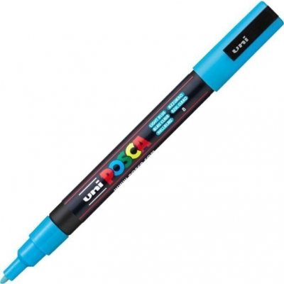 Uni Posca PC-3M 08 light blue – Zboží Mobilmania