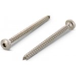 INOX ART. 9045 vrut do dřevotřísky s půlkulatou hlavou TORX, celozávit, nerez A2 Varianta: Vrut do dřevotřísky s půlkulatou hlavou TORX, celozávit, nerez A2 3,5X10 TX10 – Hledejceny.cz