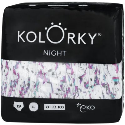 Kolorky NIGHT jednorožci L 8-13 kg 19 ks – Sleviste.cz